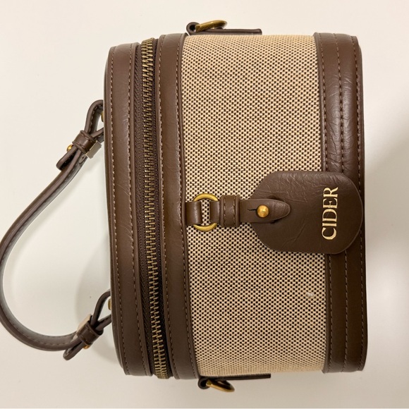 Cider Brown and Cream Crossbody Bag - Picture 2 of 5